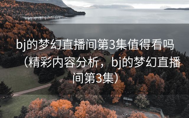 bj的梦幻直播间第3集值得看吗（精彩内容分析，bj的梦幻直播间第3集）